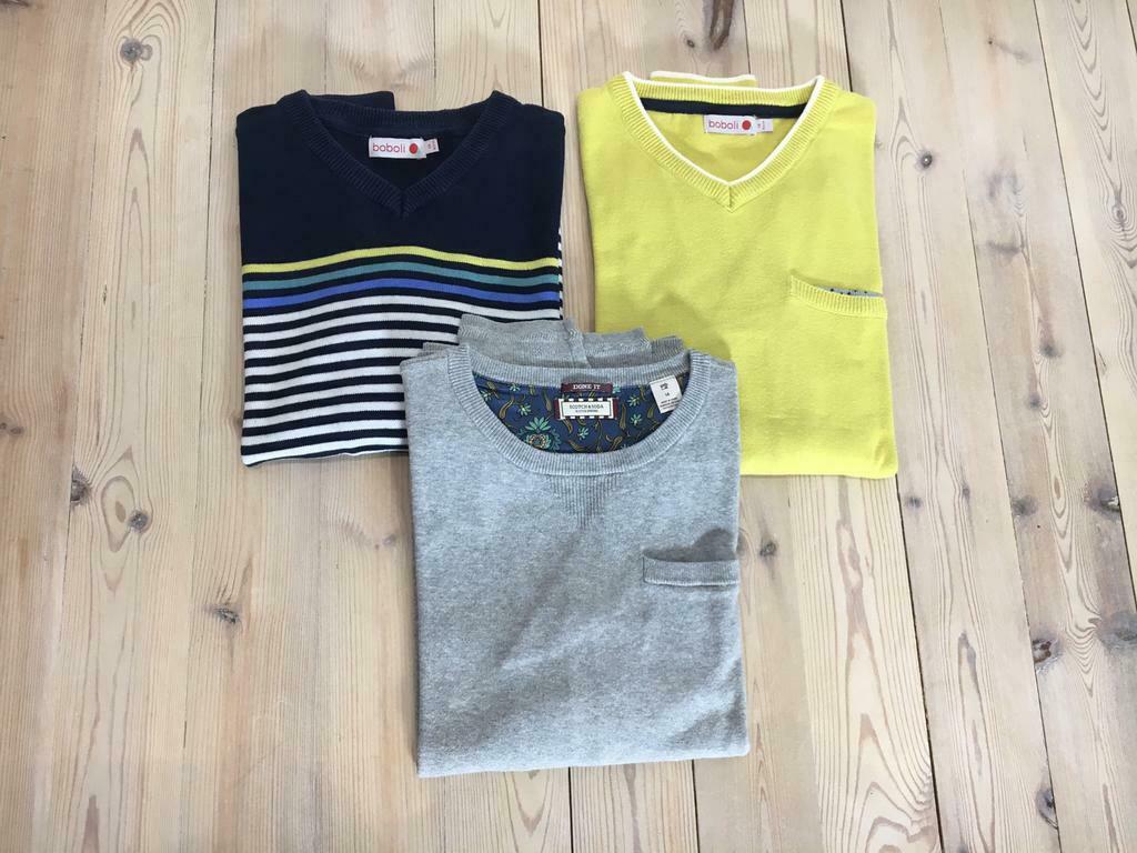 2 truien, Scotch&Soda en Boboli, maat 164, €7 per trui, Comme neuf, Scotch & Soda en Boboli, Garçon, Pull ou Veste