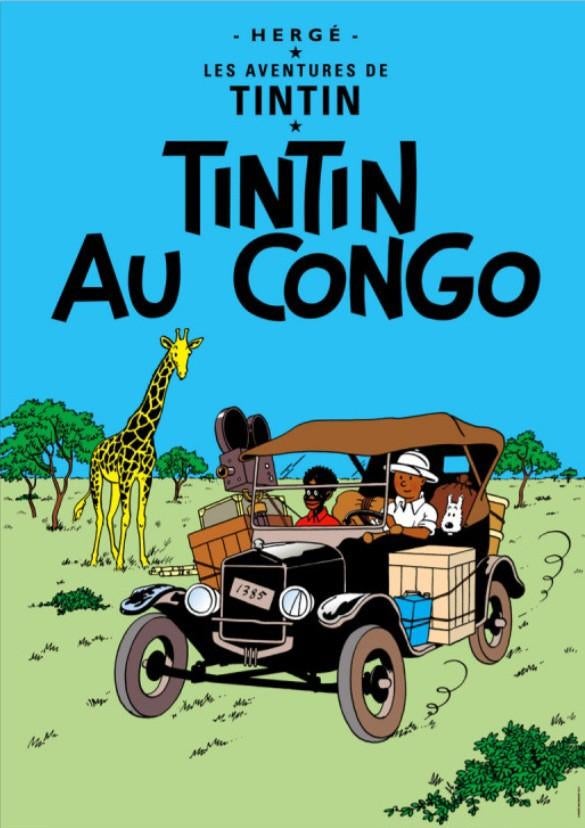 Posters neufs des couvertures des albums Tintin, Enlèvement, Neuf, Hergé