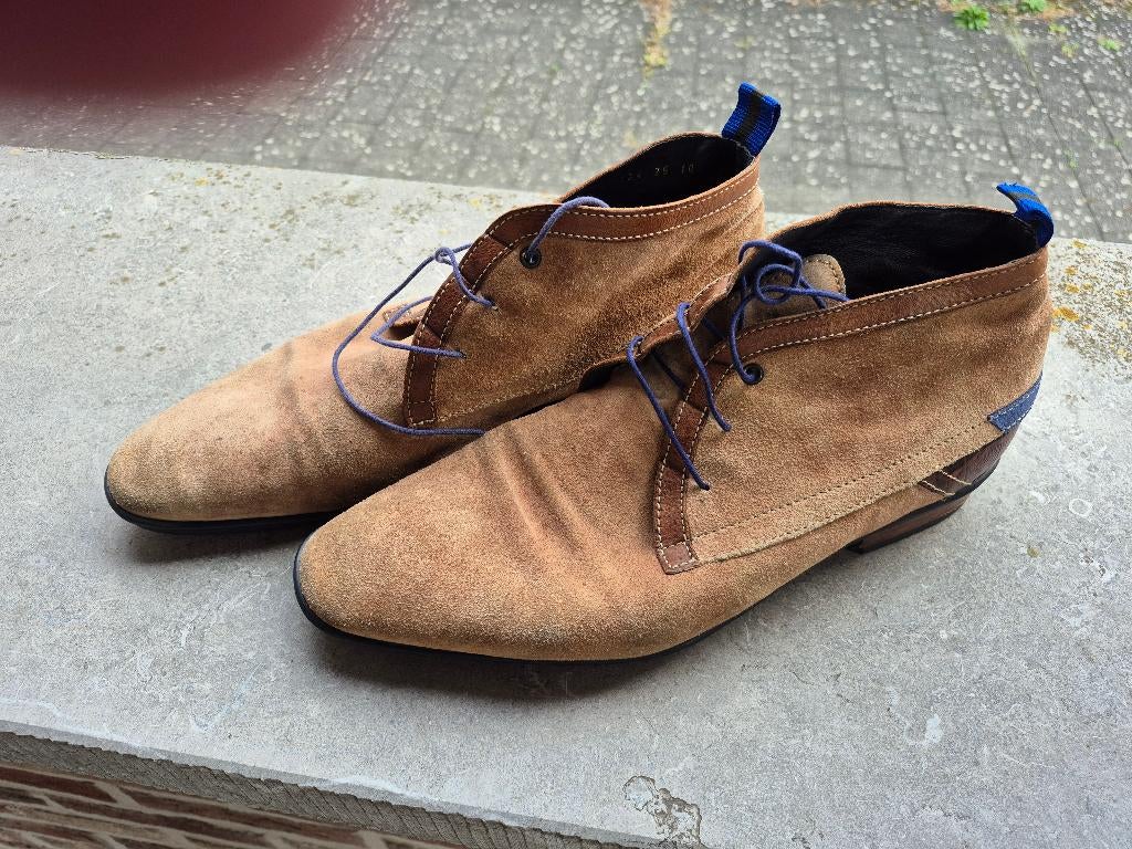 Suede schoenen Floris van Bommel maat 44, Ophalen, Overige kleuren, Floris van Bommel, Gedragen