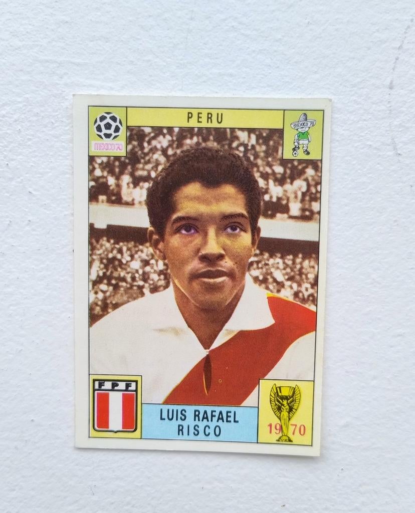 Panini Mexico 70 : Pérou - Luis Rafael Risco., Enlèvement ou Envoi, Comme neuf