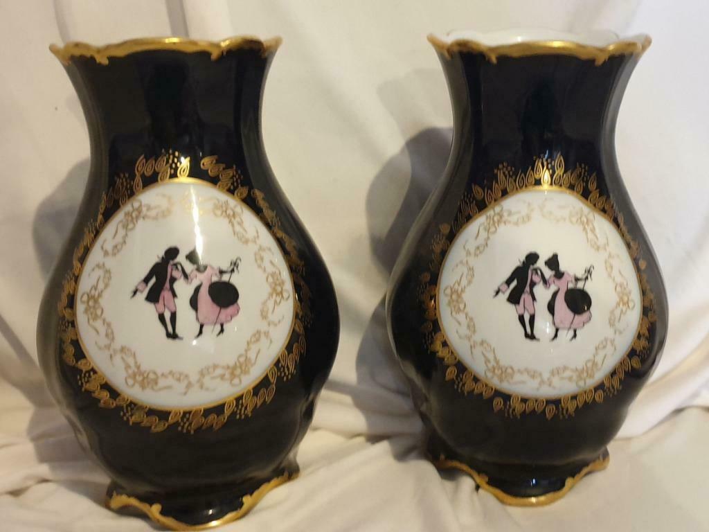 VASES en porcelaine Echt Kobalt JLMenau, Antiquités & Art, Antiquités | Porcelaine, Enlèvement