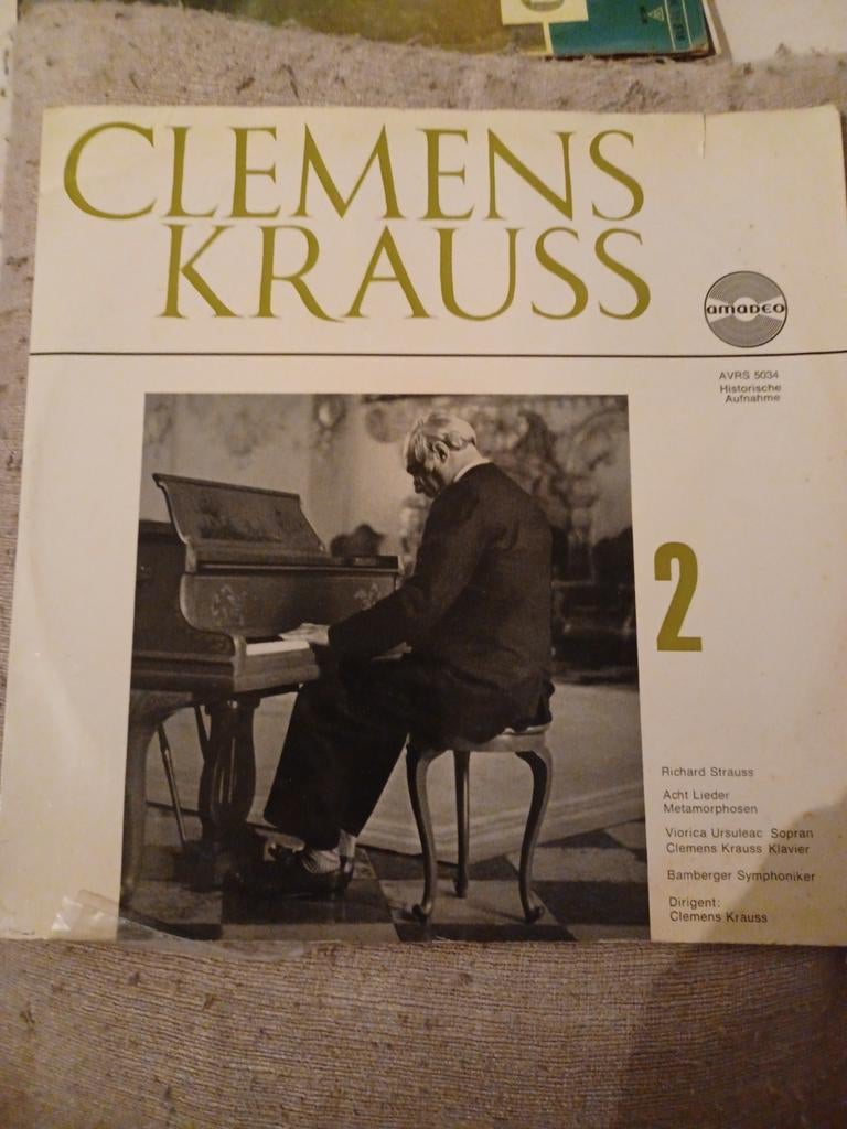 Clemens Kraus 2 LP vintage STRAUSS 8 CHANSONS PRESQUE GRATUI, CD & DVD, Enlèvement, Utilisé