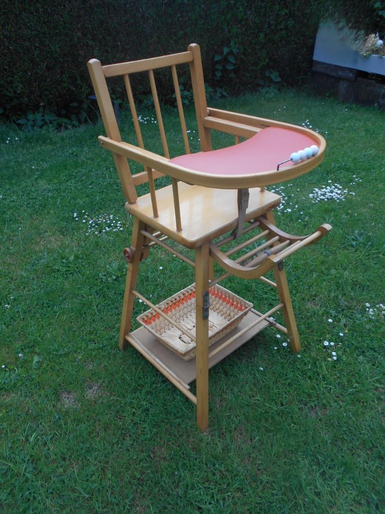 CHAISE HAUTE BEBE COMBELLE 2 FONCTIONS + PANIER + PROTEGE TA, Enlèvement, Utilisé, Chaise de table