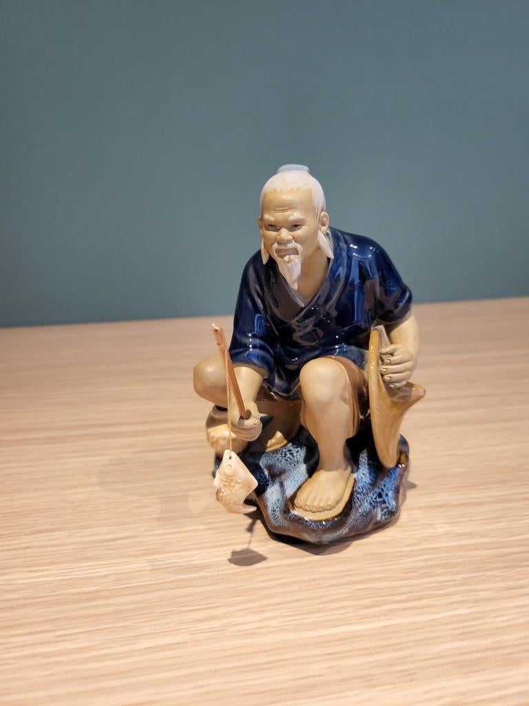 Chinese mudman fisherman, Ophalen of Verzenden