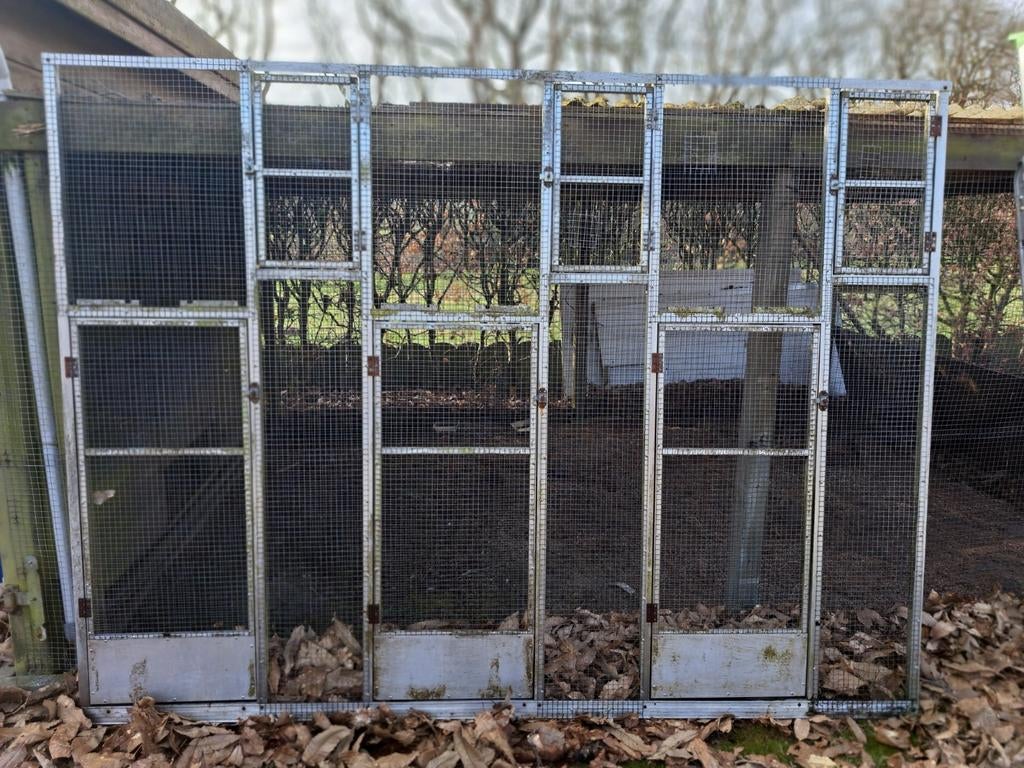 Alu volière, Ophalen, Gebruikt, Aluminium, Volière