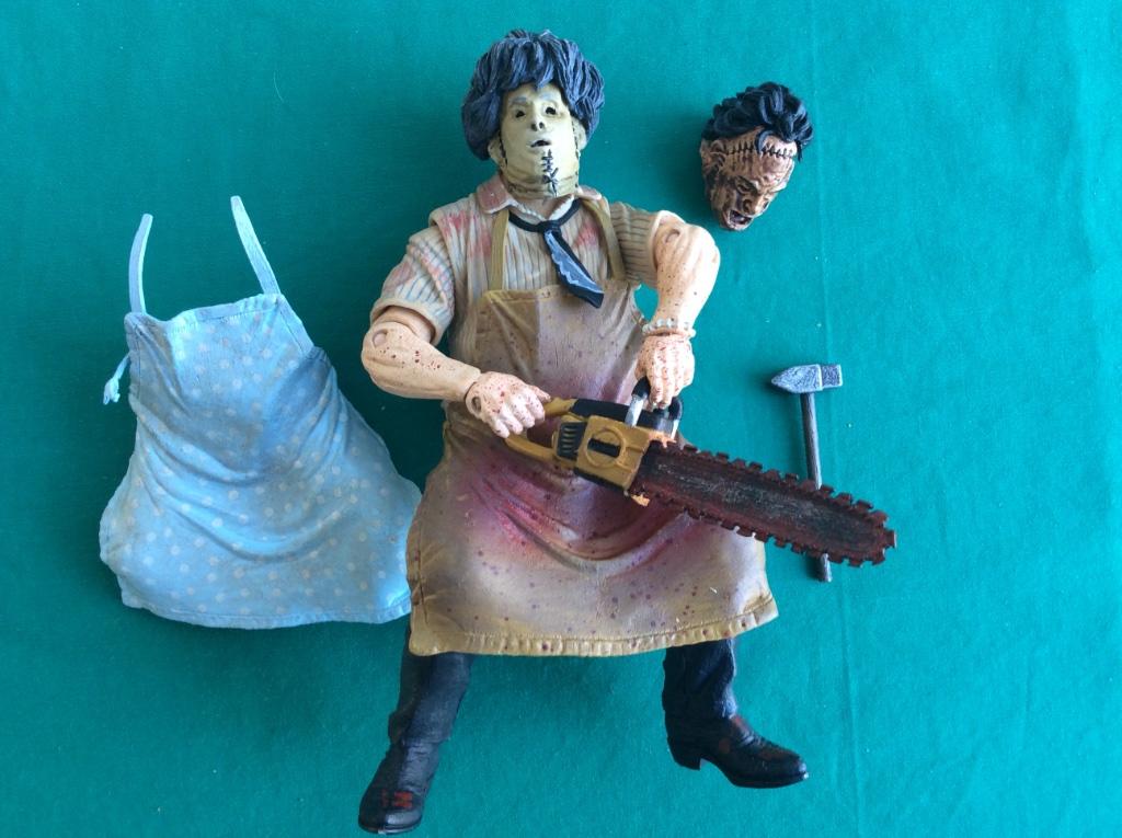 Texas Chainsaw Leatherface Figure w/ Old Lady, Enlèvement ou Envoi, Comme neuf, Fantasy