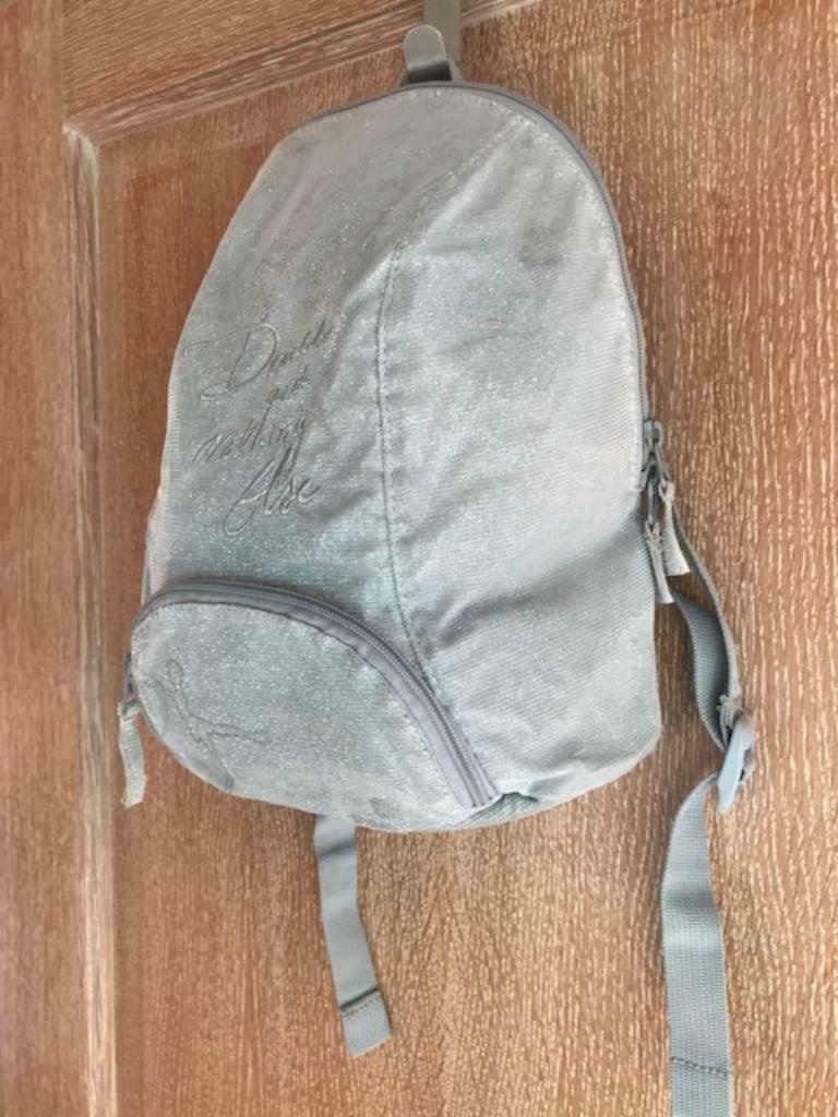 Nieuwe zilverkleurige glinsterende rugtas (zn4061), Ophalen of Verzenden, Nieuw