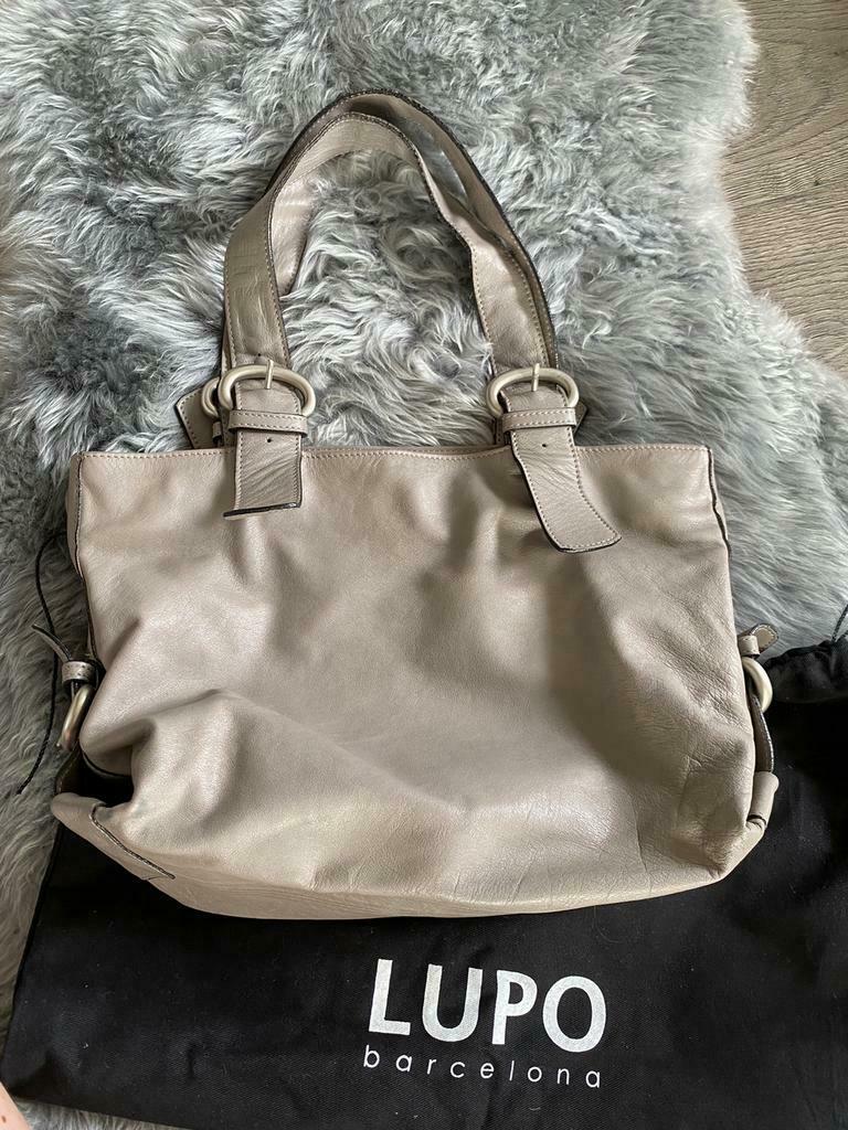 Sac à main Lupo, Utilisé, Gris, Sac à main