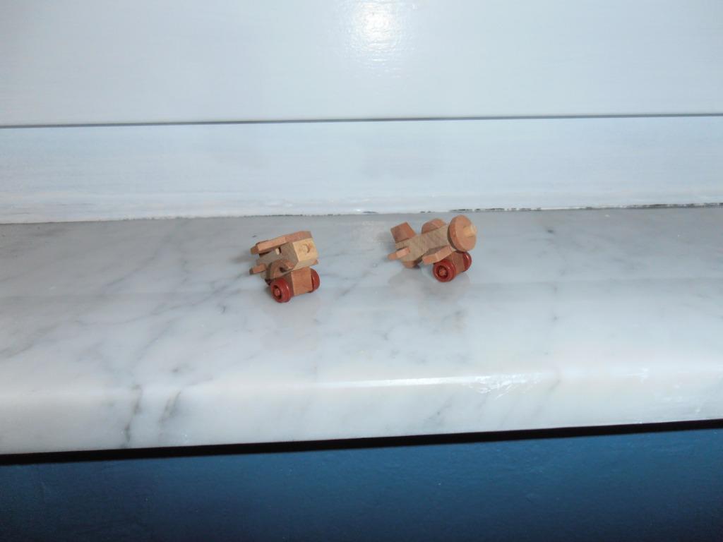 Figurines "Avions en bois" – KINDER/FERRERO (1998), Enlèvement ou Envoi, Utilisé, Numéros K