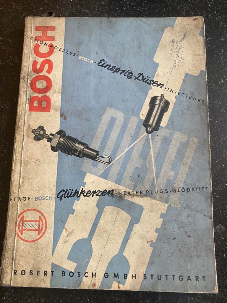 Cataloog Bosch - injectoren vintage, Ophalen of Verzenden