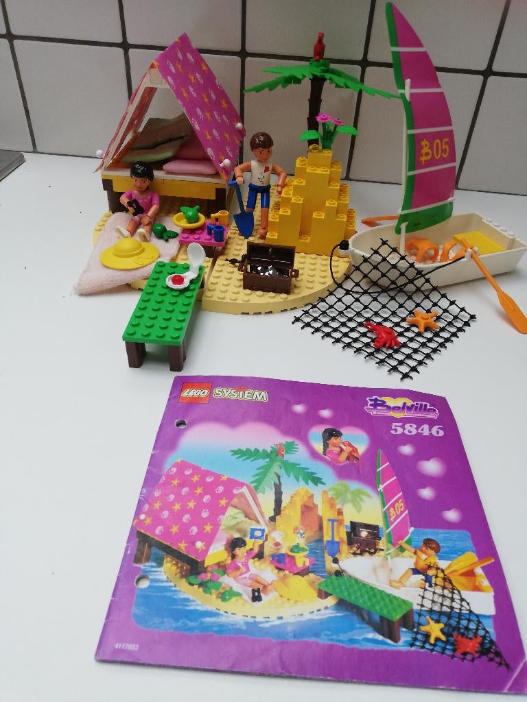 lego 5846 belville Tropical Island, Ophalen of Verzenden, Complete set, Lego