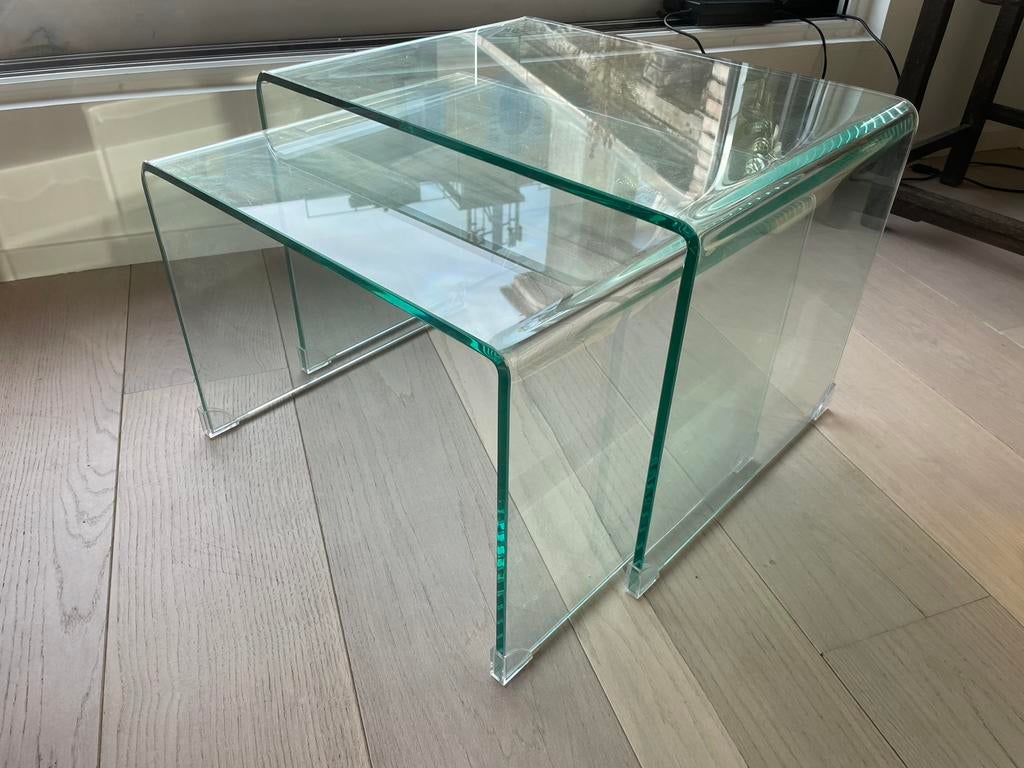 Tables basses, Maison & Meubles, Enlèvement, Comme neuf, Verre