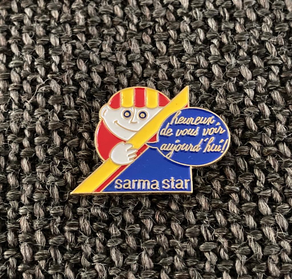 PIN - SARMA STAR, Envoi, Utilisé, Autres sujets/thèmes, Insigne ou Pin's