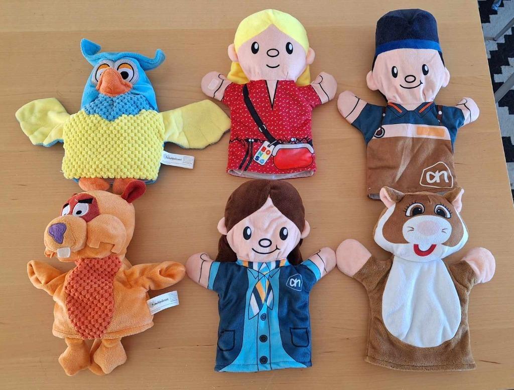 Te koop acht nieuwe handpoppen van Albert Heijn-actie., Kinderen en Baby's, Ophalen of Verzenden, Nieuw, Overige typen