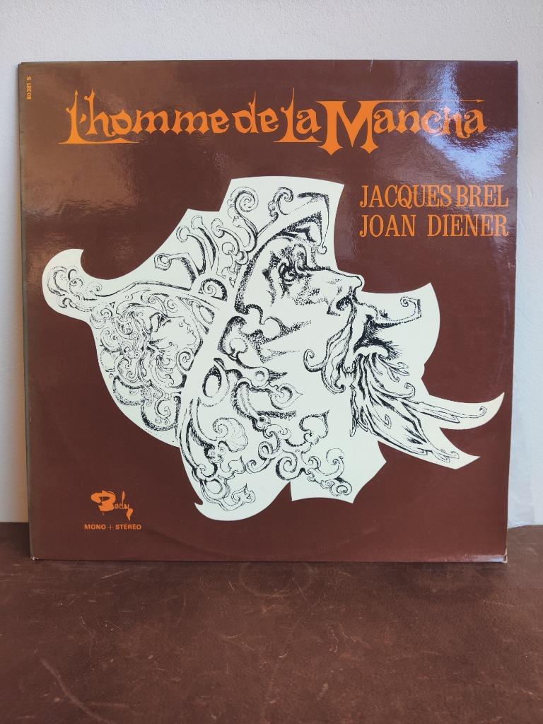 Vinyl: Jacques Brel, Joan Diener – L'homme De La Mancha, Ophalen of Verzenden, Gebruikt