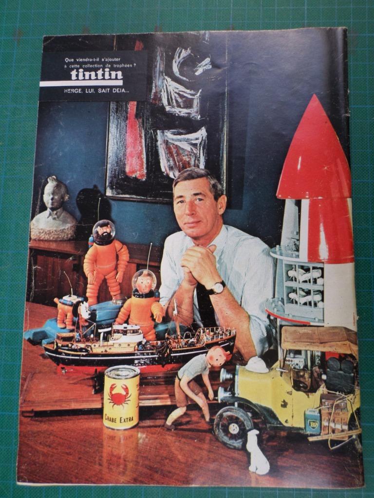 Tintin/Hergé - article illustré - 1966, Enlèvement ou Envoi, Tintin, Utilisé, Autres types