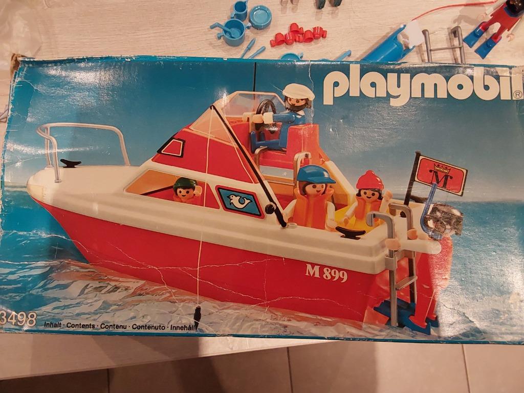 Playmobil vintage plezierboot met familie, Kinderen en Baby's, Speelgoed | Playmobil, Ophalen of Verzenden, Gebruikt