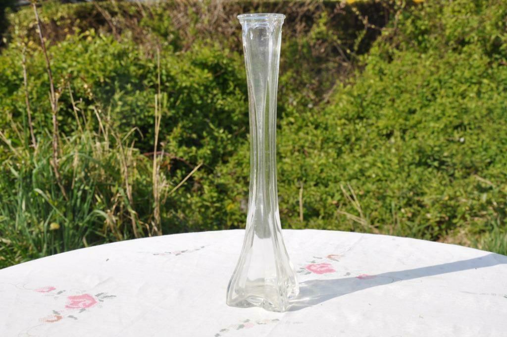 §  vase soliflore verre incolore 31 cm, Enlèvement ou Envoi