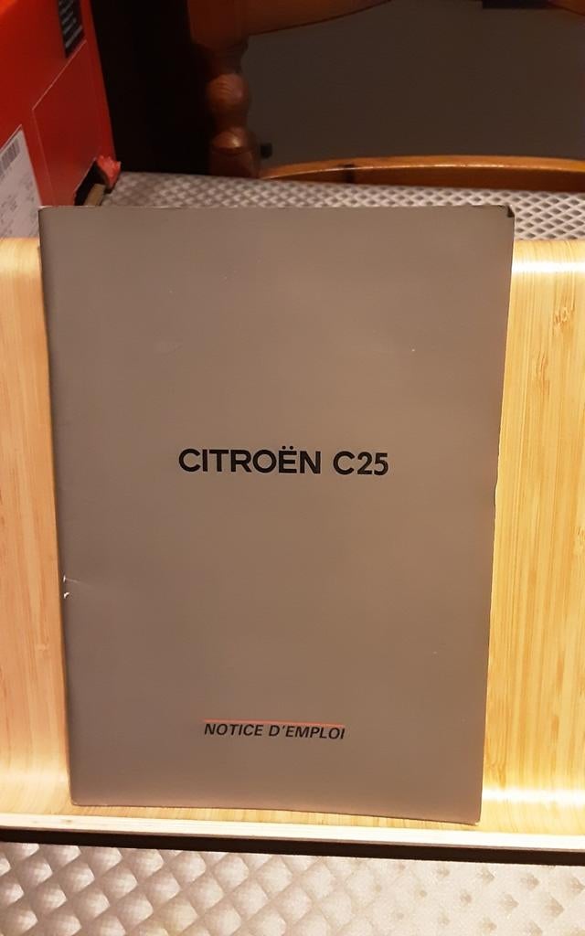Citroën c25 notice d'emploi, Enlèvement ou Envoi