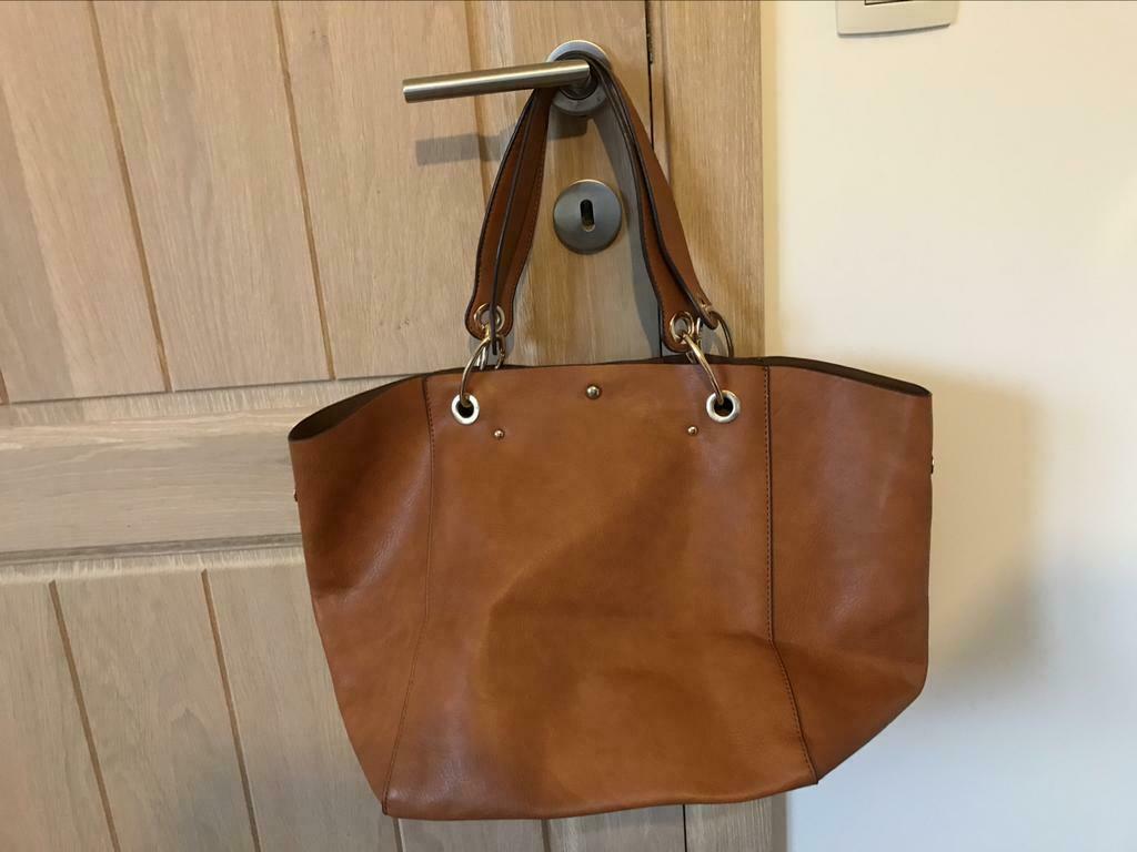 Shopper / handtas, Ophalen of Verzenden, Zo goed als nieuw, Bruin, Shopper