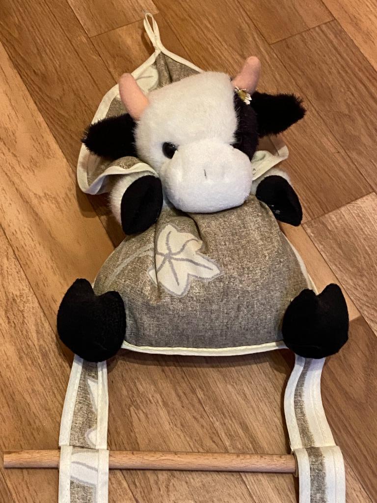Porte rouleaux "vache" pour papiers toilettes - TB, Enlèvement ou Envoi, Utilisé