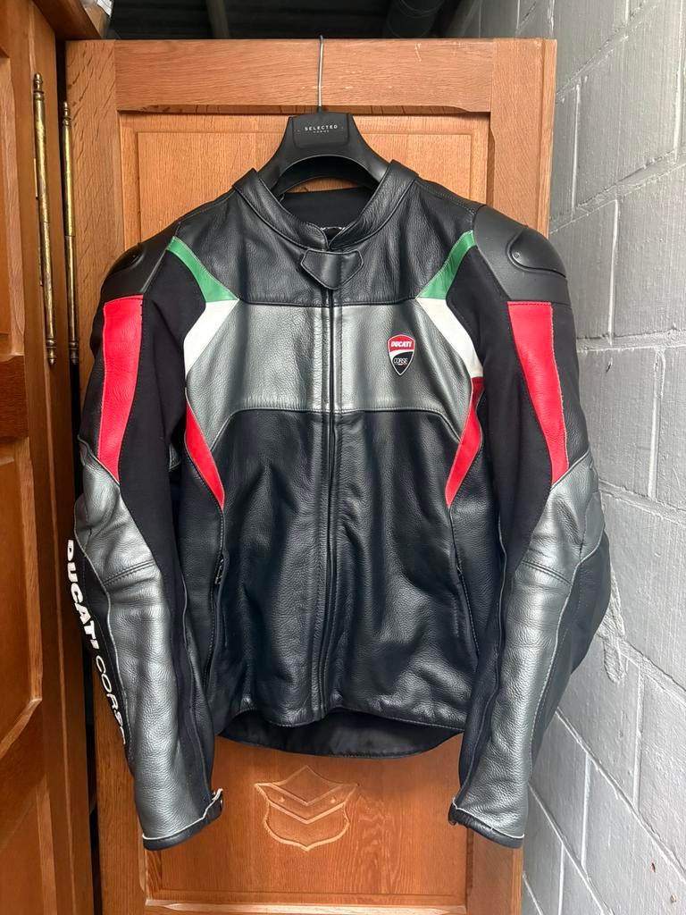 Ducati Corse motor vest., Motoren, Kleding | Motorkleding, Ophalen, Tweedehands, Heren, Jas | leer