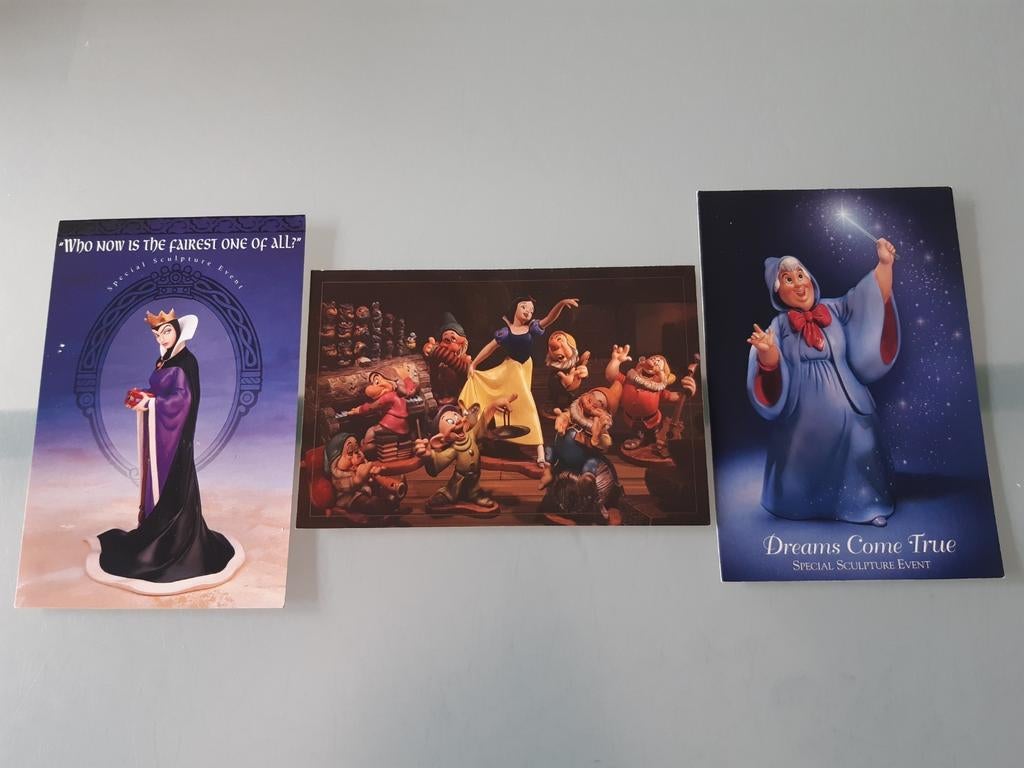 WDCC zeer oude en vintage postcards van Disney, Verzamelen, Ophalen of Verzenden, Zo goed als nieuw