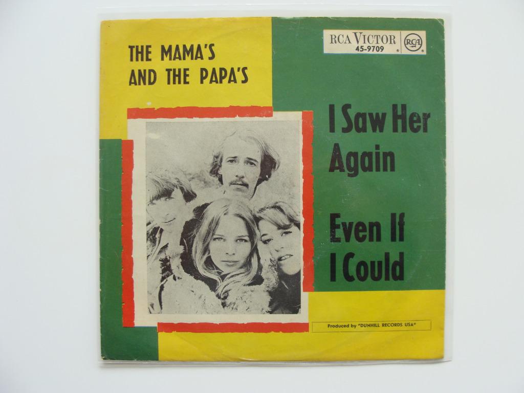 The Mama's And The Papa's – I Saw Her Again (1966), Ophalen of Verzenden, 7 inch, Rock en Metal, Single
