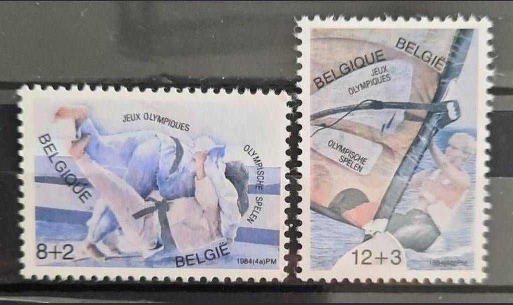 Belgique : COB 2119/20 ** Jeux olympiques de 1984., Sans timbre, Neuf, Enlèvement ou Envoi, Non oblitéré