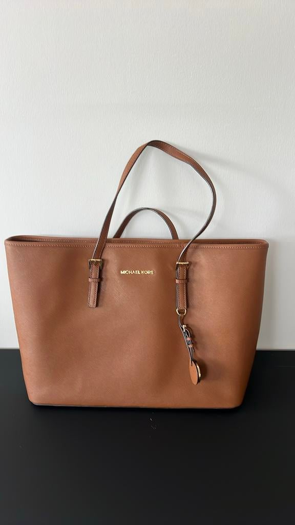 Kamel kleurige handtas Michael Kors, Ophalen of Verzenden, Zo goed als nieuw, Handtas