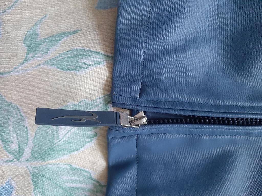 Regenjas man M 48 zwart/blauw 100% polyester classe vest, Ophalen, Blauw