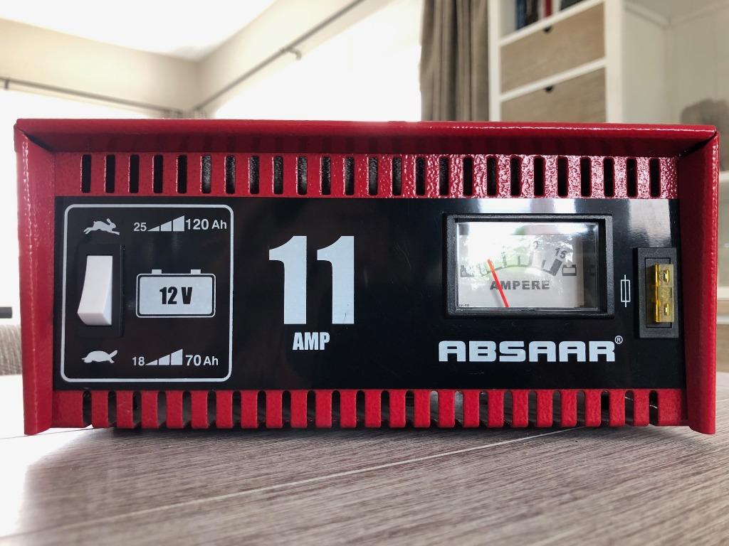 Chargeur de batterie ABSAAR - 12V 11Amp, Enlèvement ou Envoi, Utilisé
