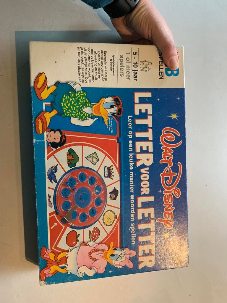 Vintage Walt Disney spel Letter voor letter woorden spellen, Ophalen of Verzenden, Zo goed als nieuw
