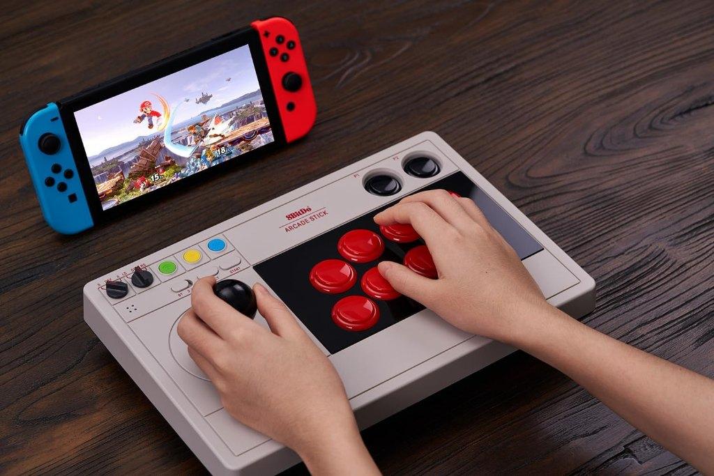 Arcade Stick pour Nintendo Switch & Windows, Neuf, Enlèvement ou Envoi, Autres manettes, Sans fil