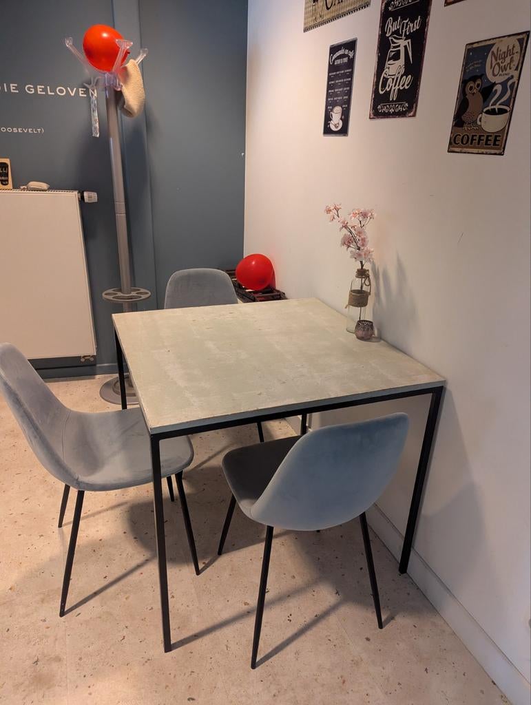 Horecatafels (4stuks) (85op85), Huis en Inrichting, Tafels | Eettafels, Ophalen