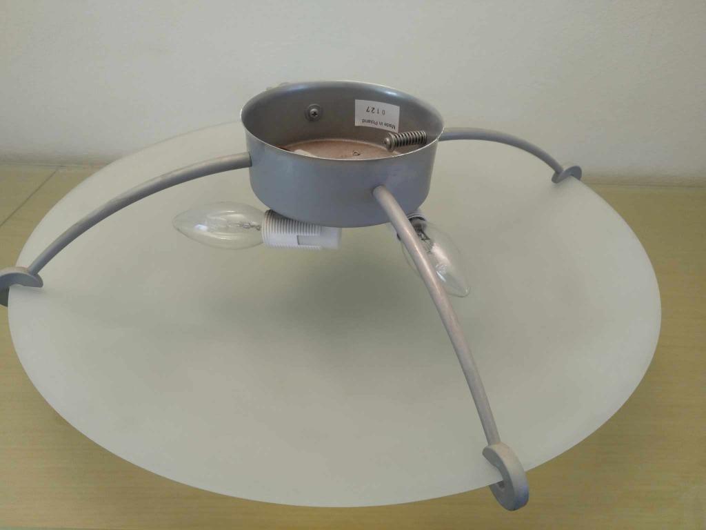 Plafondlamp of wandlamp in zeer goede staat, Ophalen, Zo goed als nieuw, Glas