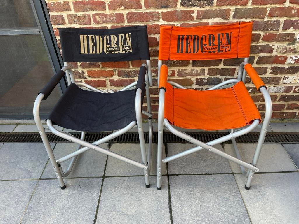 2 x HEDGREN regisseursstoelen/ 10 €per stuk, Ophalen, Gebruikt