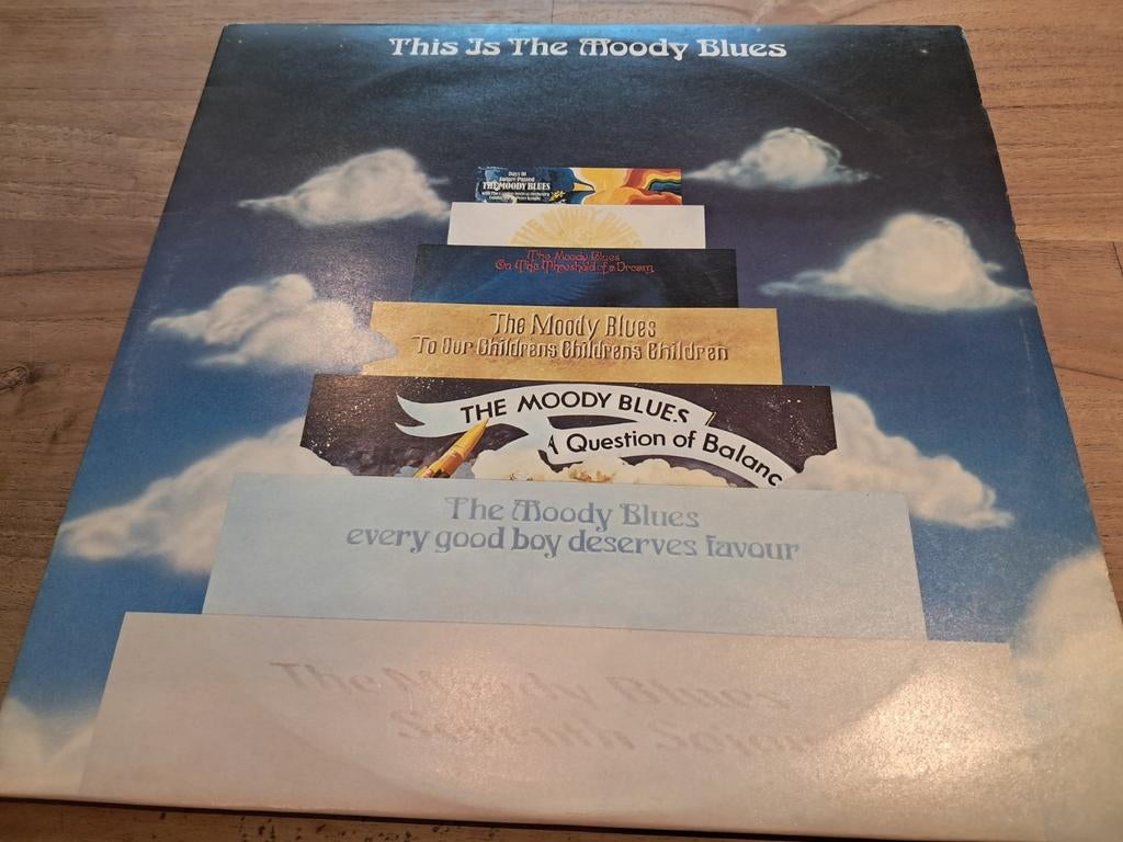 Dubbel lp The Moody Blues, Enlèvement ou Envoi, Utilisé, 12 pouces, Pop rock