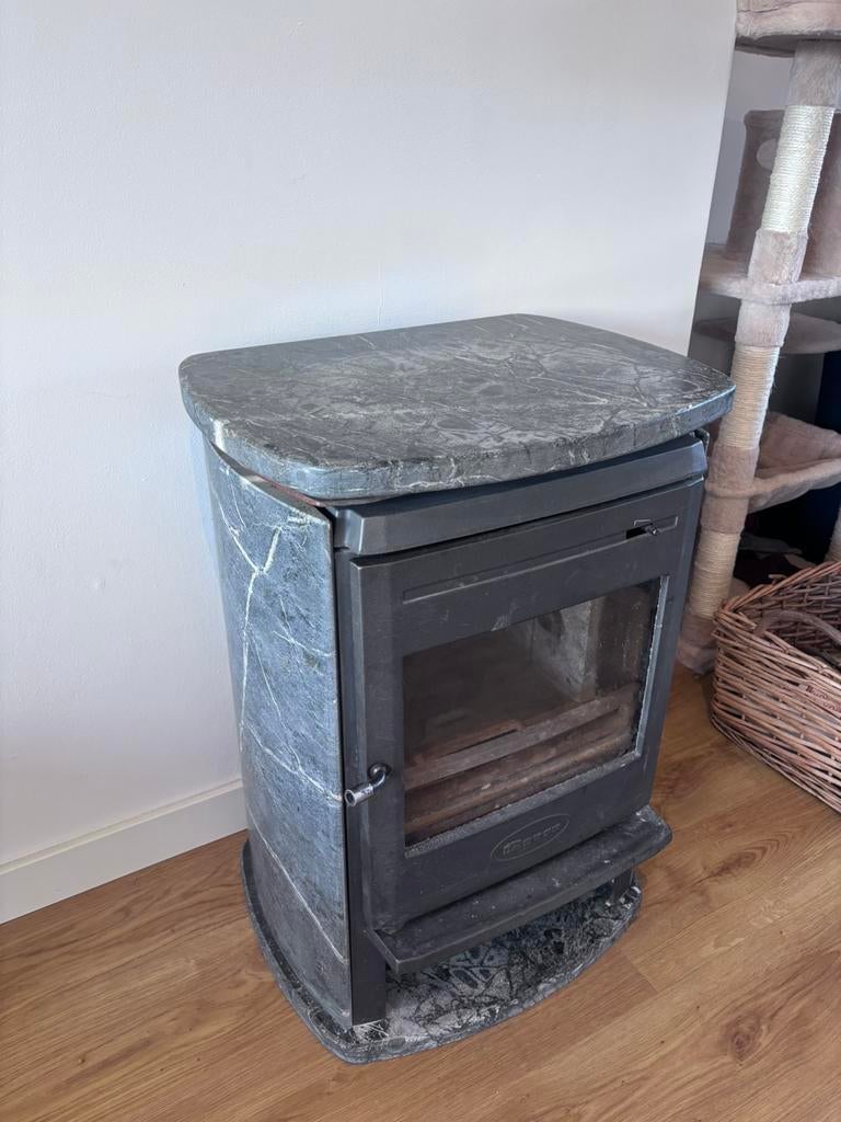 Dovre Speksteenkachel, Huis en Inrichting, Kachels, Ophalen, Gebruikt, Houtkachel, Vrijstaand