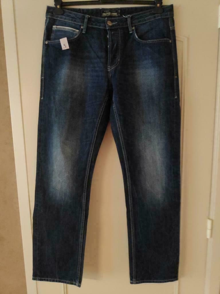 Jeans ANGELO LITRICO maat 36 als nieuw, Vêtements | Hommes, Pantalons, Enlèvement ou Envoi, Comme neuf, Bleu, Angelo Litrico