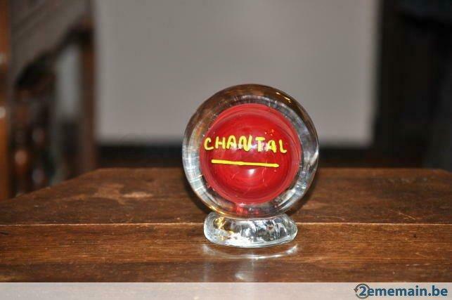 sulfure verre souflé prénom chantal