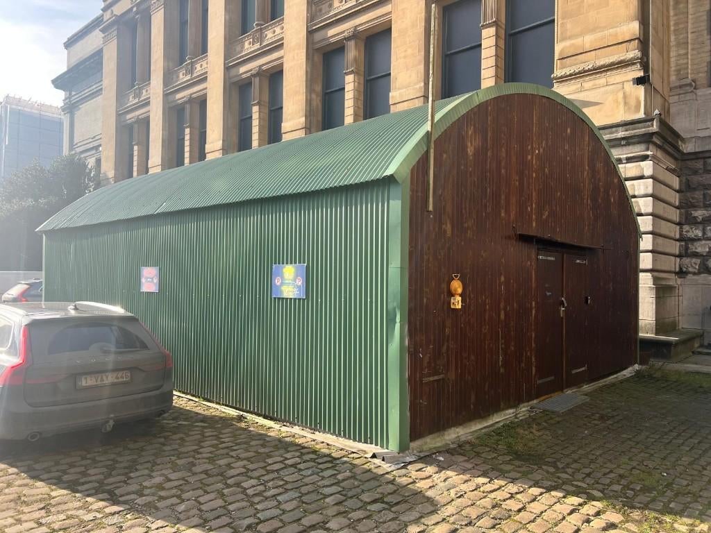 Werfkeet 12x9m, Doe-het-zelf en Bouw, Ophalen, Gebruikt