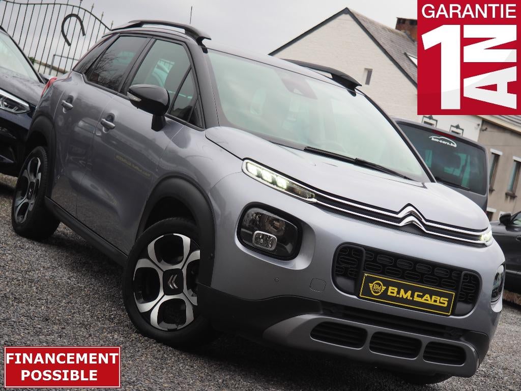 Citroën C3 Aircross 1.5 BlueHDi  SHINE  GPS-CLIM-CAM-CRUIS, Voorwielaandrijving, 4 cilinders, Leder en Stof, Zwart
