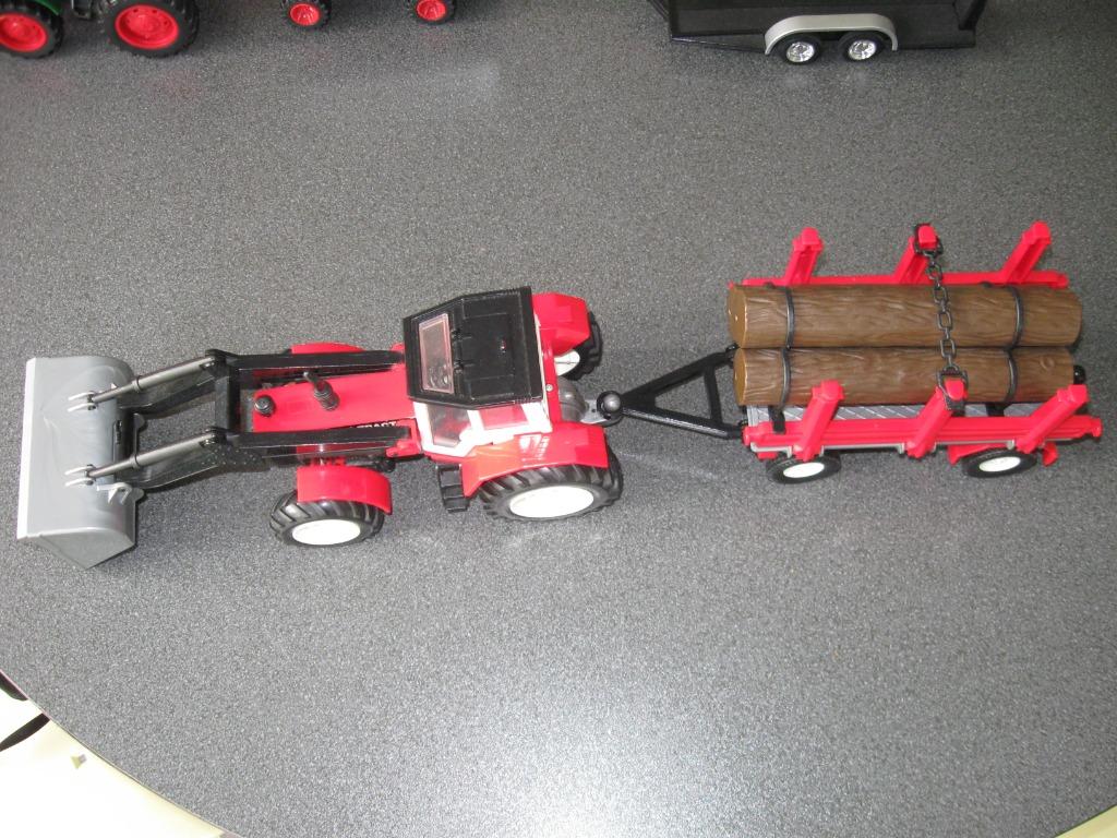 4 x tractoren met aanhanger, goede staat Afhalen te Oostende, Kinderen en Baby's, Ophalen of Verzenden, Gebruikt