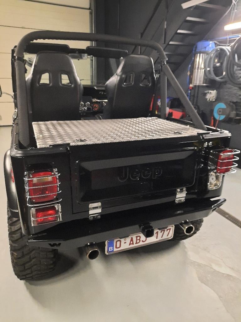 Jeep renegade C-J-7, Auto's, Zwart, 4200 cc, Cabriolet, Zwart