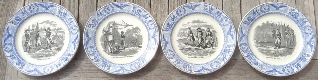 Set van 4 Napoleon borden, Antiek en Kunst, Ophalen