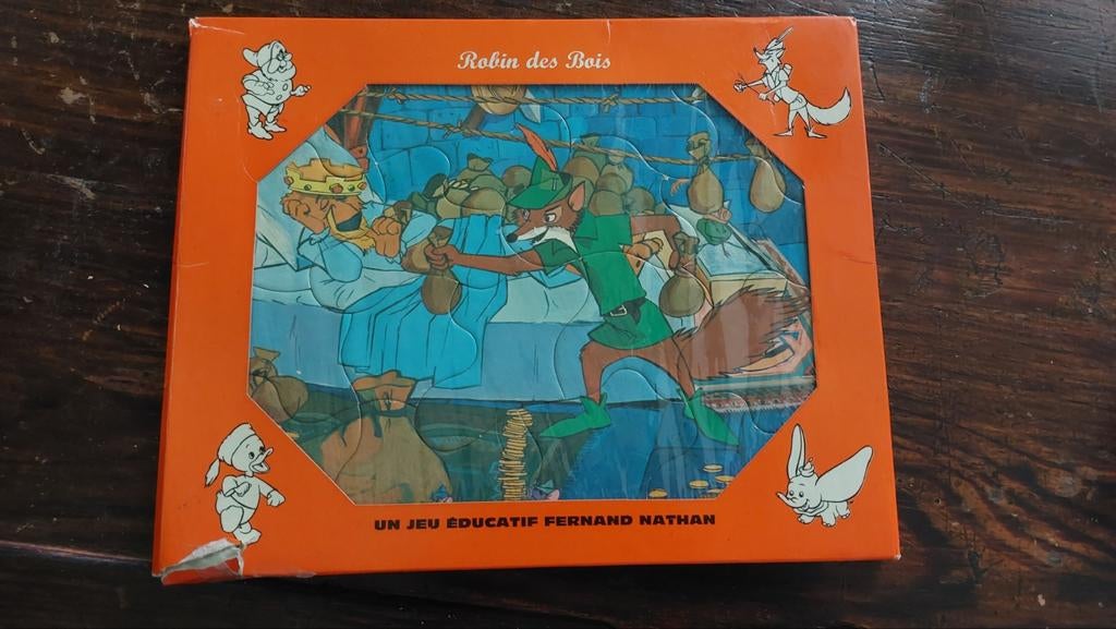 Puzzle en carton  Robin des bois, Collections, Enlèvement ou Envoi