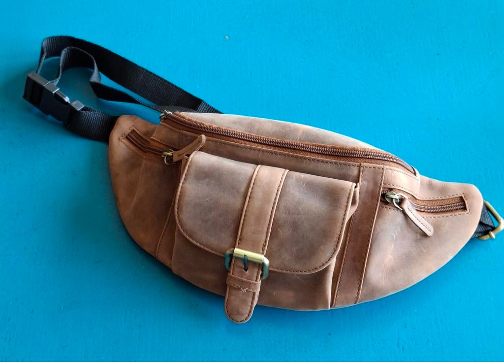 Sac banane en cuir by LONGFIELD, Enlèvement ou Envoi