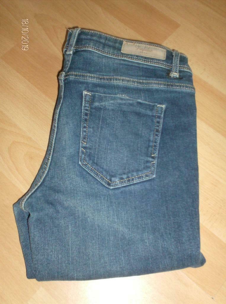 JEANSBROEK MERK ZARA TRAFALUC – MAAT 36 - SKINNY, Ophalen of Verzenden, Gedragen, W28 - W29 (confectie 36)