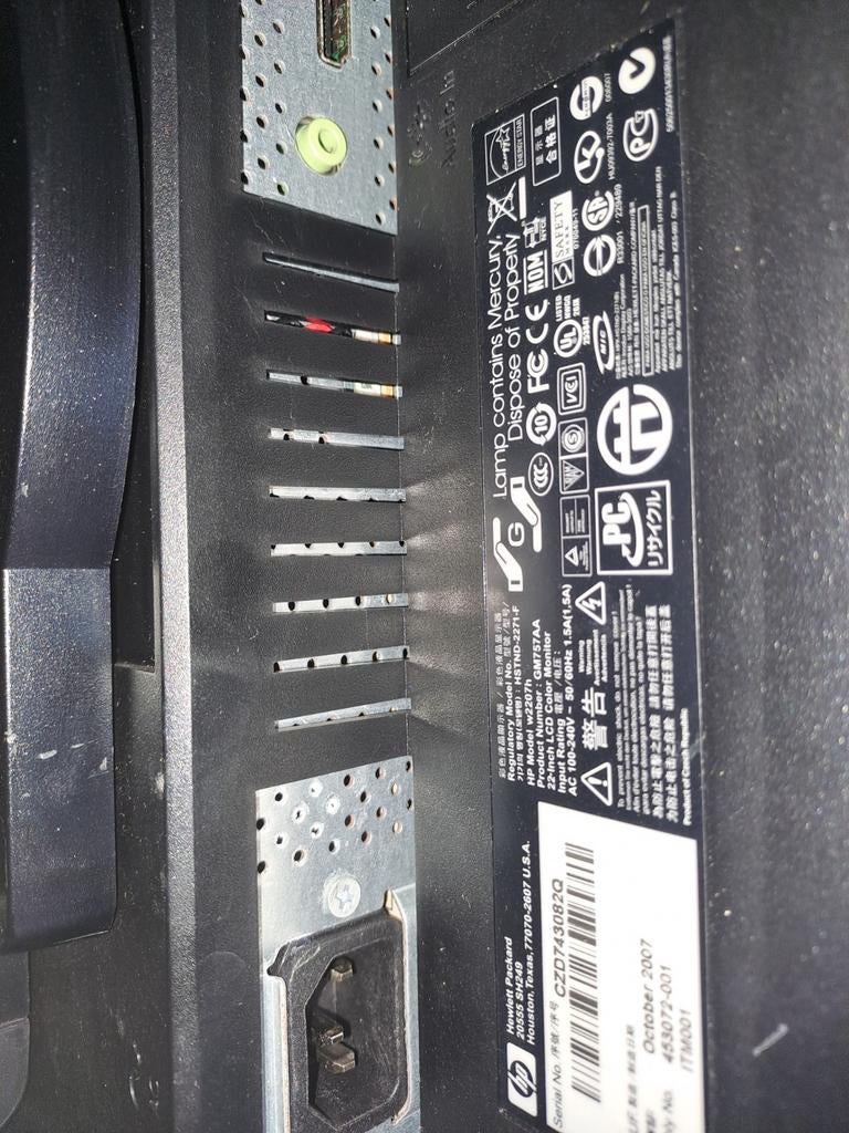 Hp scherm HD, Ophalen